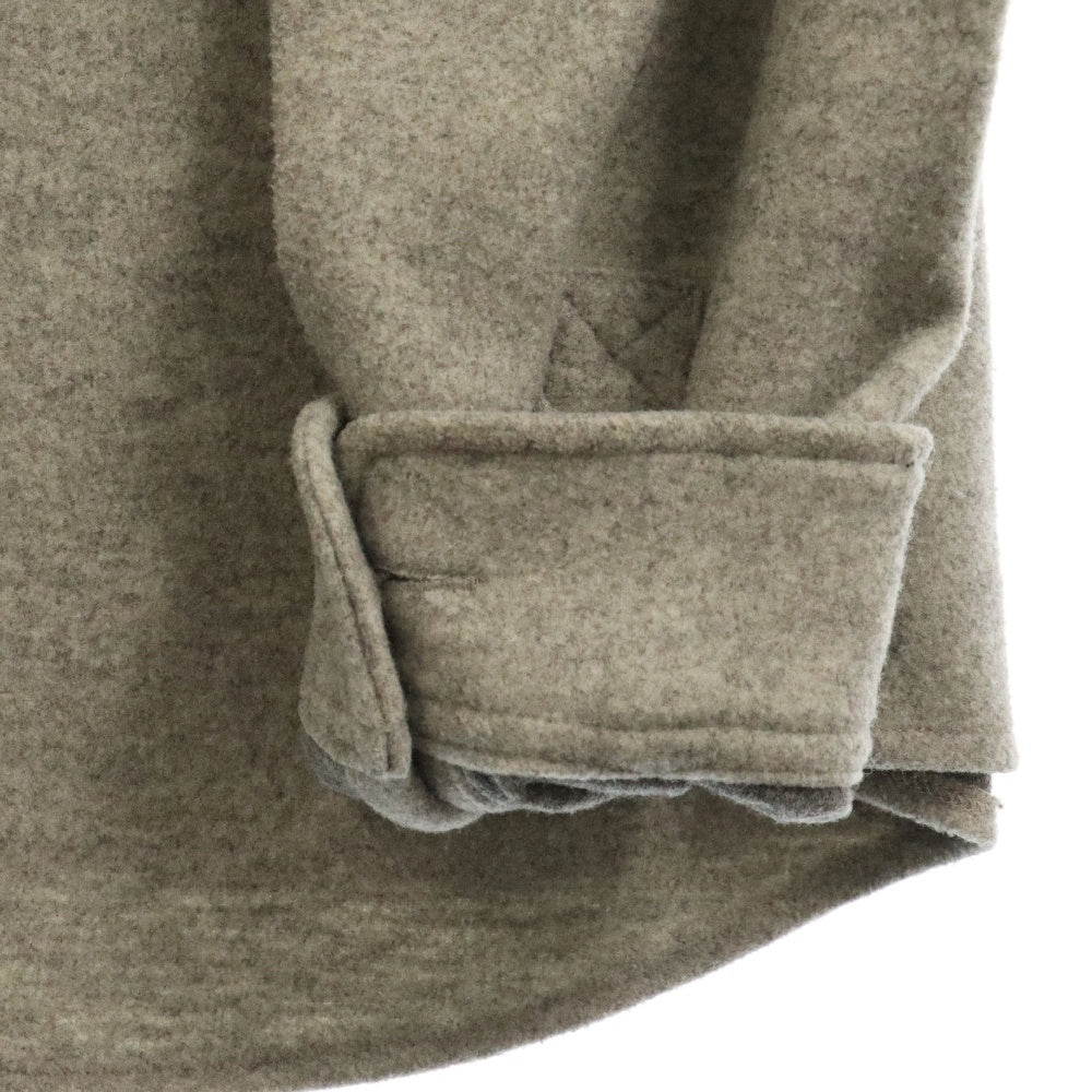 KITH(キス) Boiled Wool Warden Overshirt ウール オーバー シャツ ジャケット グレー