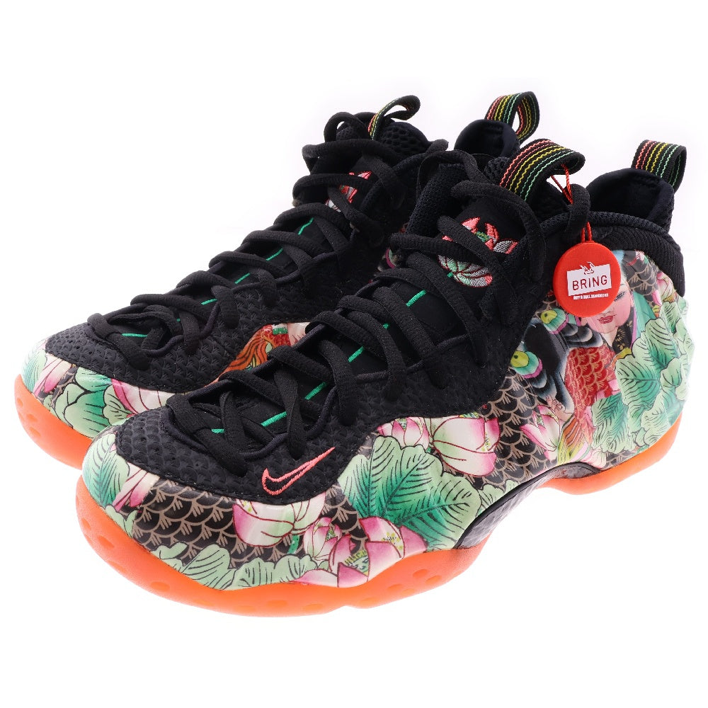 NIKE(ナイキ) AIR FOAMPOSITE ONE YOTS QS エア フォームポジット 天津 ローカットスニーカー ブラック US9/27cm 744307-001