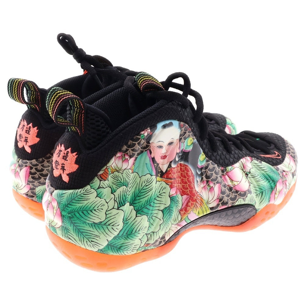 NIKE(ナイキ) AIR FOAMPOSITE ONE YOTS QS エア フォームポジット 天津 ローカットスニーカー ブラック US9/27cm 744307-001