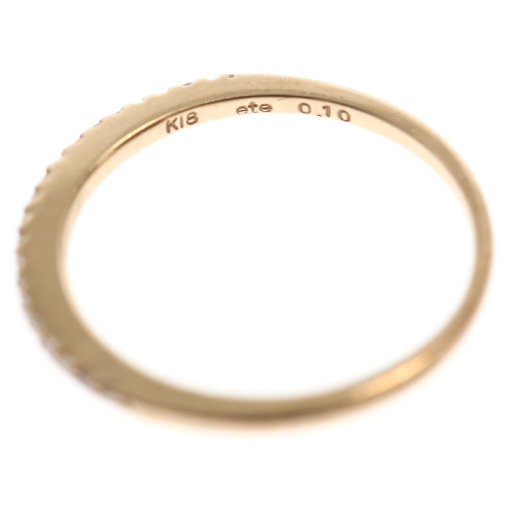 ete(エテ) K18YG 0.10ct ダイヤモンド リング ゴールド