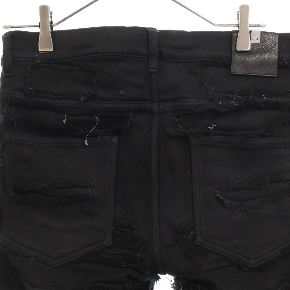 1017 ALYX 9SM(アリクス) ダメージ加工 スキニーフィット デニムパンツ ジーンズ ブラック