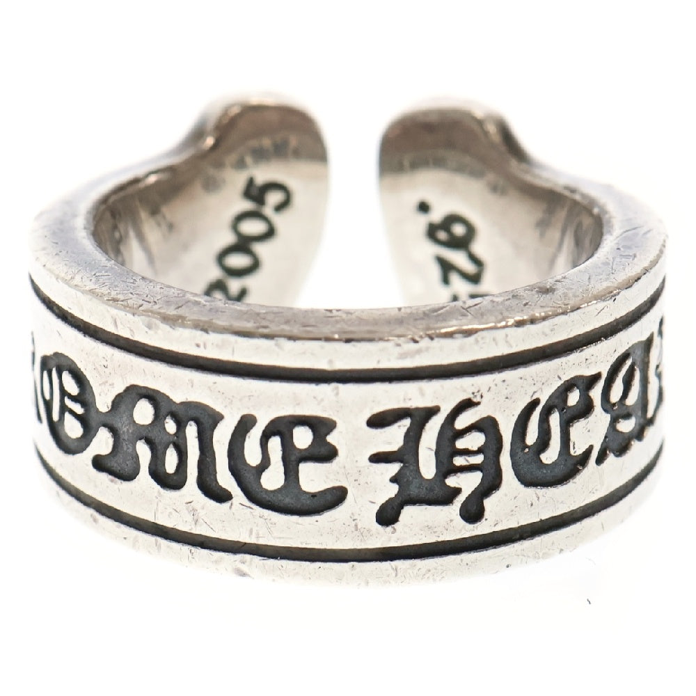 CHROME HEARTS(クロムハーツ) LG SCROLL LABEL ラージスクロールラベルリング シルバーリング シルバー