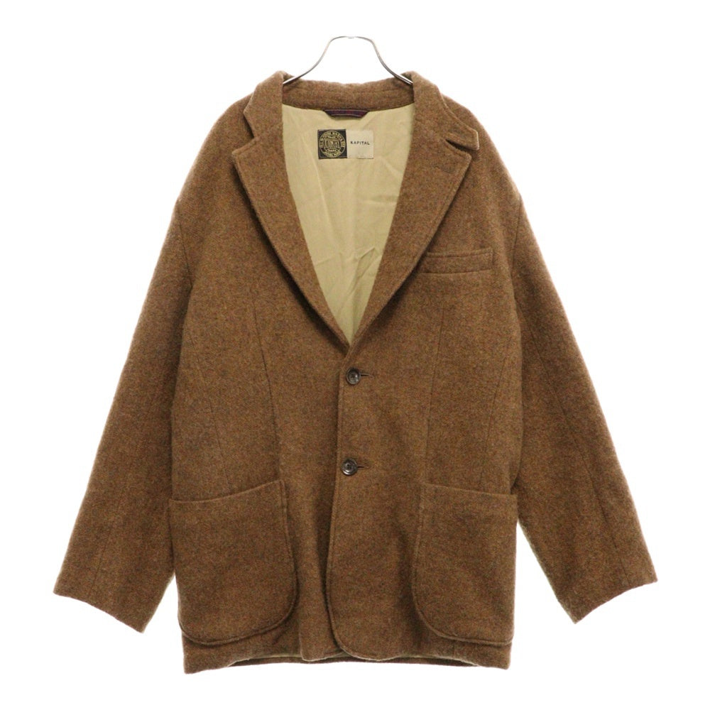 KAPITAL(キャピタル) 22AW Wool short coat K2210LJ092 ウール 2B ショートジャケット コート ブラウン