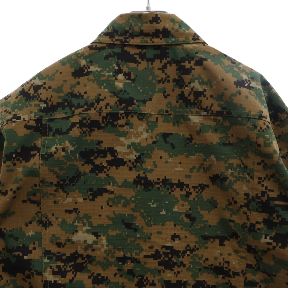THUG CLUB(サグクラブ) 24AW TC Army Jacket カモ柄 アーミージャケット グリーン TC24JK2704