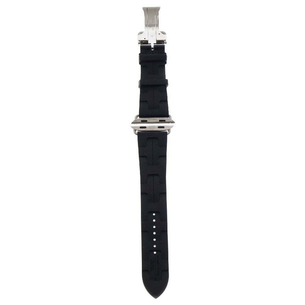 HERMES(エルメス) 41mm シンプルトゥール キリム SS ラバーアップルウォッチベルト ブラック
