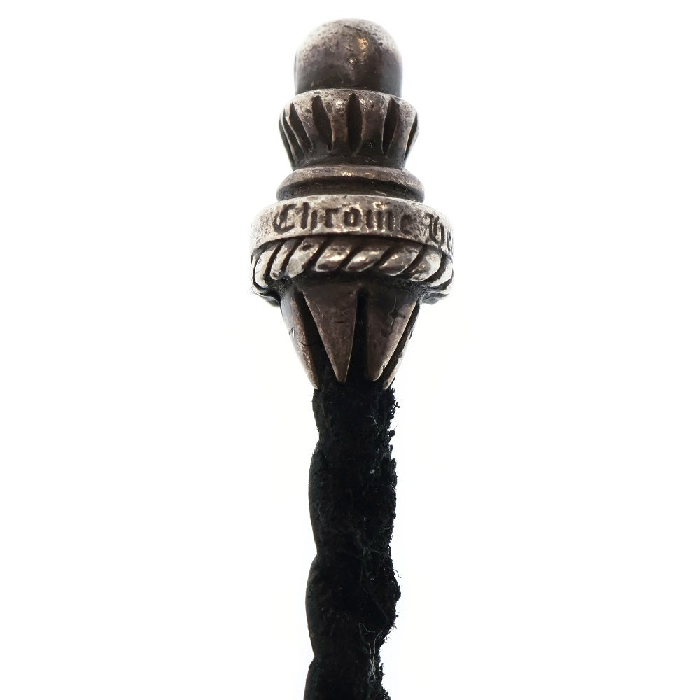 CHROME HEARTS(クロムハーツ) CH CRS SMLスモールCHクロス BC ボロチップブレイド ネックレス シルバー BCA220