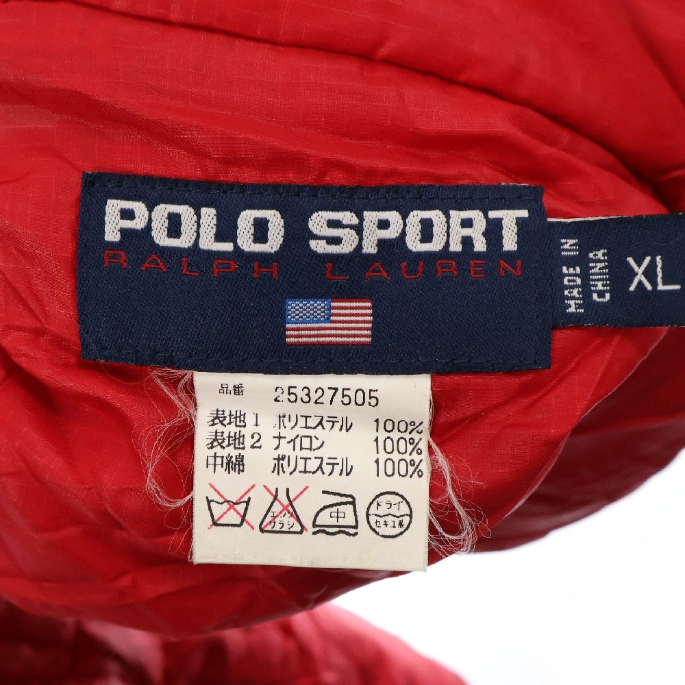 POLO RALPH LAUREN(ポロラルフローレン) REVERSIBLE JACKET リバーシブルナイロンジャケット ハーフジップ レッド 25327505