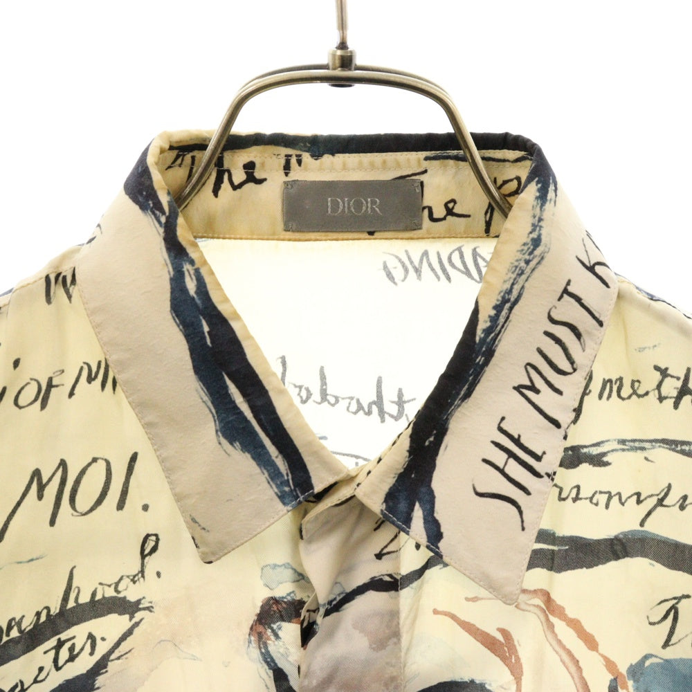 DIOR(ディオール) 19AW ×RAYMOND PETTIBON 943C553A4705 レイモンドペティボン シルクアートプリント半袖シャツ マルチ