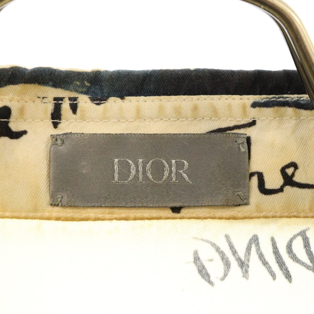 DIOR(ディオール) 19AW ×RAYMOND PETTIBON 943C553A4705 レイモンドペティボン シルクアートプリント半袖シャツ マルチ