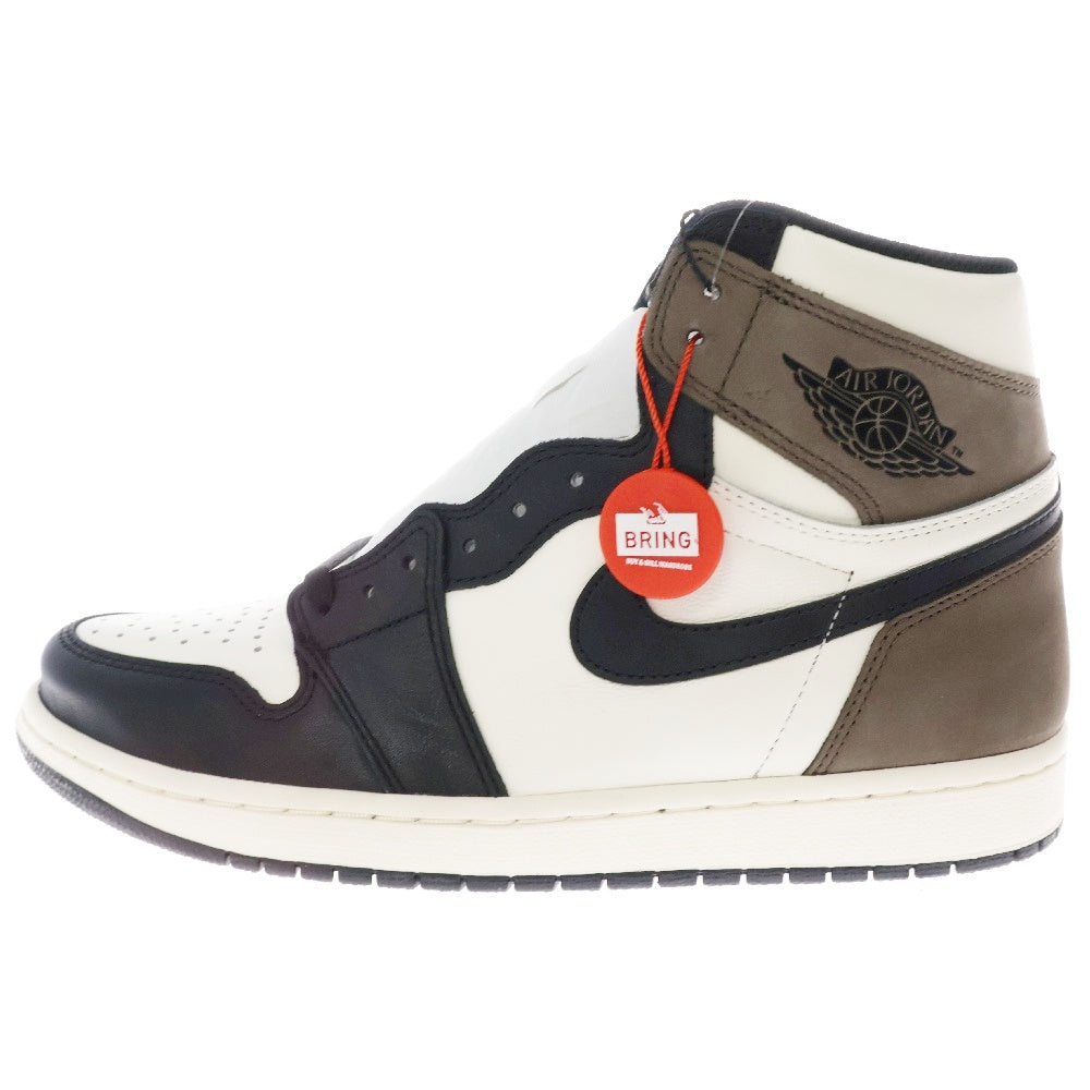 NIKE(ナイキ) AIR JORDAN 1 RETRO HIGH OG DARK MOCHA エアジョーダン1 レトロ ハイカットスニーカー シューズ ダークモカ ブラウン US9.5/27.5cm 555088-105