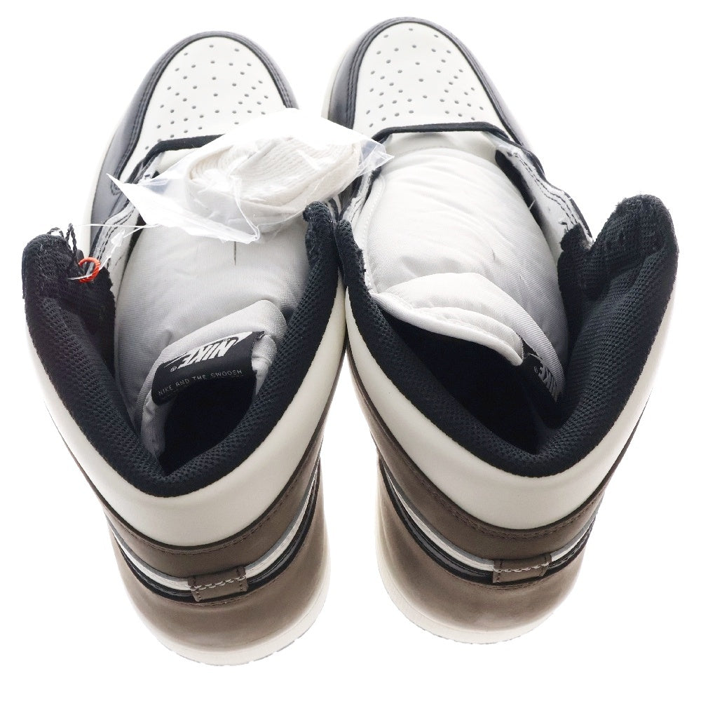 NIKE(ナイキ) AIR JORDAN 1 RETRO HIGH OG DARK MOCHA エアジョーダン1 レトロ ハイカットスニーカー シューズ ダークモカ ブラウン US9.5/27.5cm 555088-105