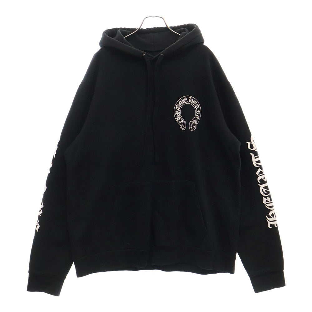 CHROME HEARTS(クロムハーツ) ×MATTY BOY Chomper Horseshoe Hoodie マッティボーイ チョンパーホースシュー フーディ プルオーバースウェットパーカー ブラック