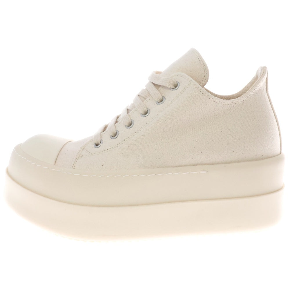 DRKSHDW(ダークシャドウ) DOUBLE BUMPER LOW SNEAKS ダブルバンパー キャンバスローカットスニーカー ホワイト DS01D1832 NDK
