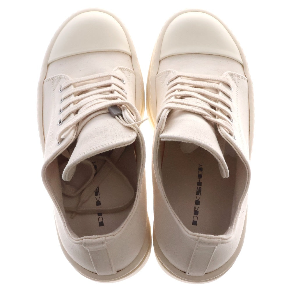 DRKSHDW(ダークシャドウ) DOUBLE BUMPER LOW SNEAKS ダブルバンパー キャンバスローカットスニーカー ホワイト DS01D1832 NDK