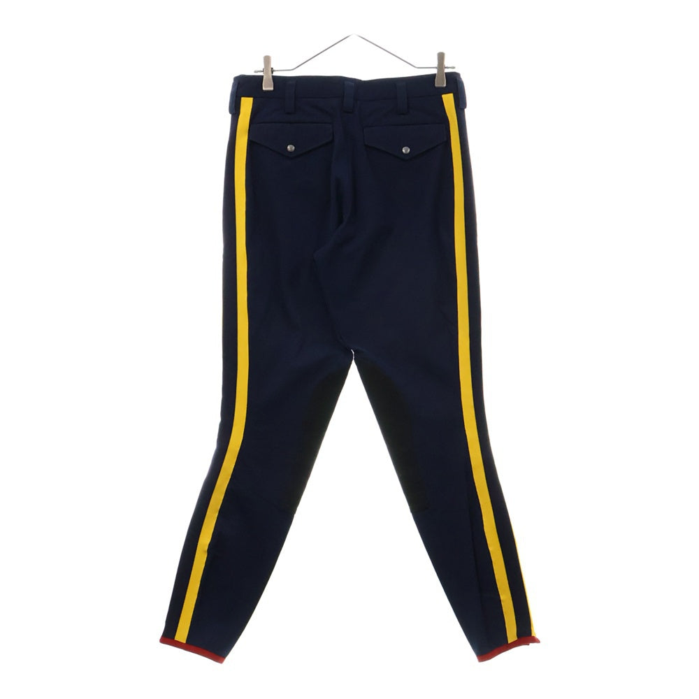 GUCCI(グッチ) Flower Embroidery Trousers Pants 花柄刺繍 トラウザーズパンツ ネイビー 500827 ZKK40