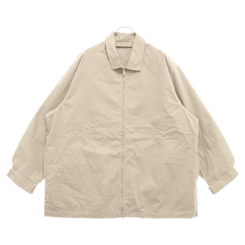 FEAR OF GOD ESSENTIALS(フィアオブゴッド エッセンシャルズ) BARN JACKET ジップアップシャツジャケット ベージュ