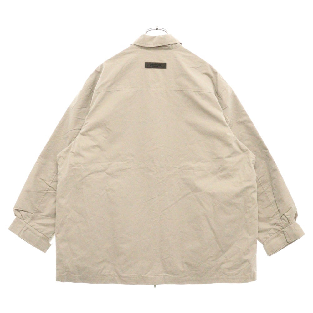 FEAR OF GOD ESSENTIALS(フィアオブゴッド エッセンシャルズ) BARN JACKET ジップアップシャツジャケット ベージュ