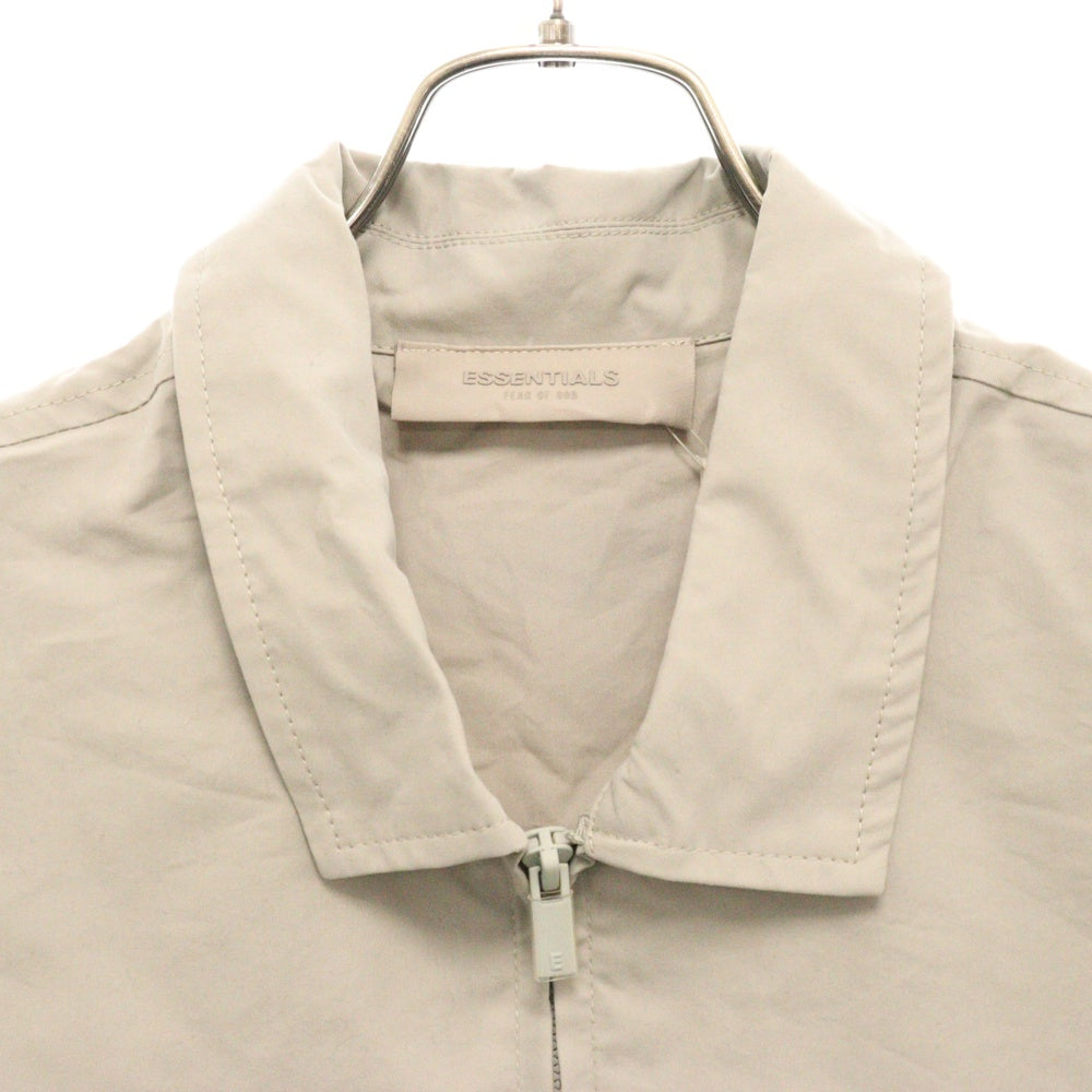 FEAR OF GOD ESSENTIALS(フィアオブゴッド エッセンシャルズ) BARN JACKET ジップアップシャツジャケット ベージュ