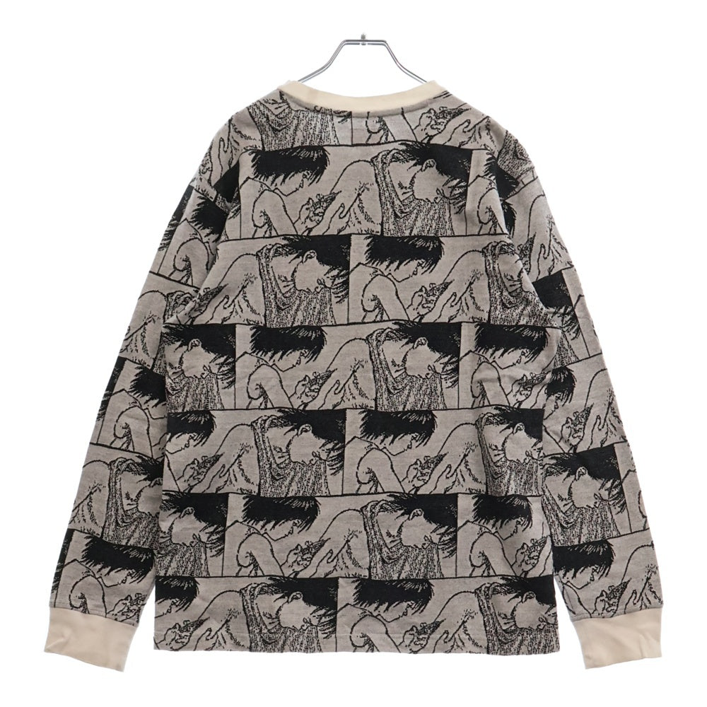 SUPREME(シュプリーム) 17AW ×AKIRA Syringe Jacquard L/S Top アキラ シリンジ ジャガード長袖Tシャツ ロンT グレー