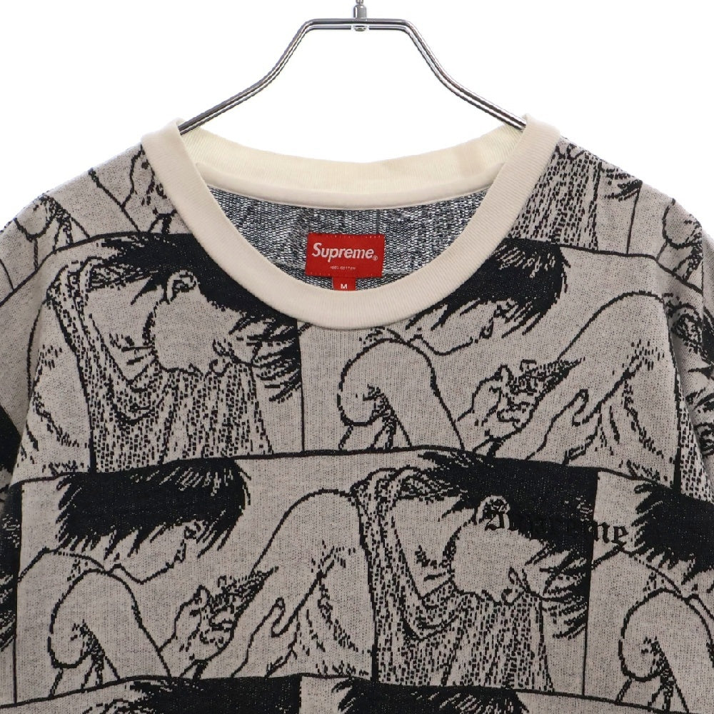 SUPREME(シュプリーム) 17AW ×AKIRA Syringe Jacquard L/S Top アキラ シリンジ ジャガード長袖Tシャツ ロンT グレー