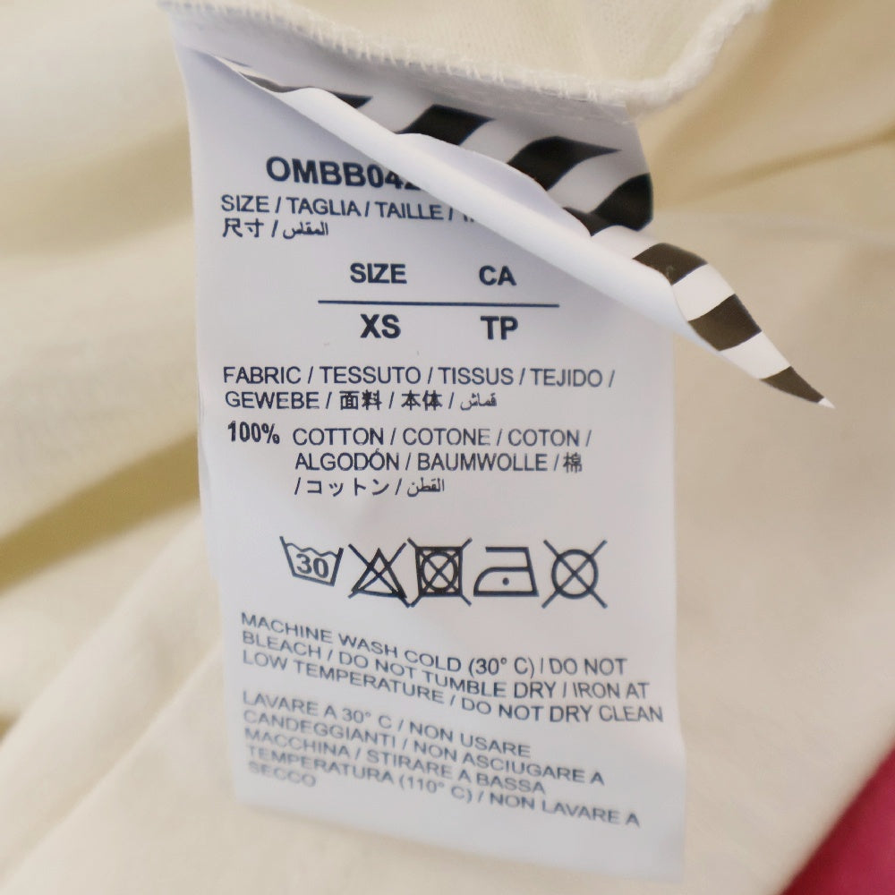 OFF-WHITE(オフホワイト) 18AW Hooded Sweatshirt レイヤードプルオーバースウェットパーカー フーディー ホワイト OMBB042F18899039