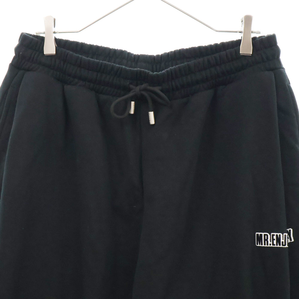 MR.ENJOY DA MONEY(ミスター エンジョイ ダ マネー) Logo Sweat Pants ロゴスウェットパンツ ブラック