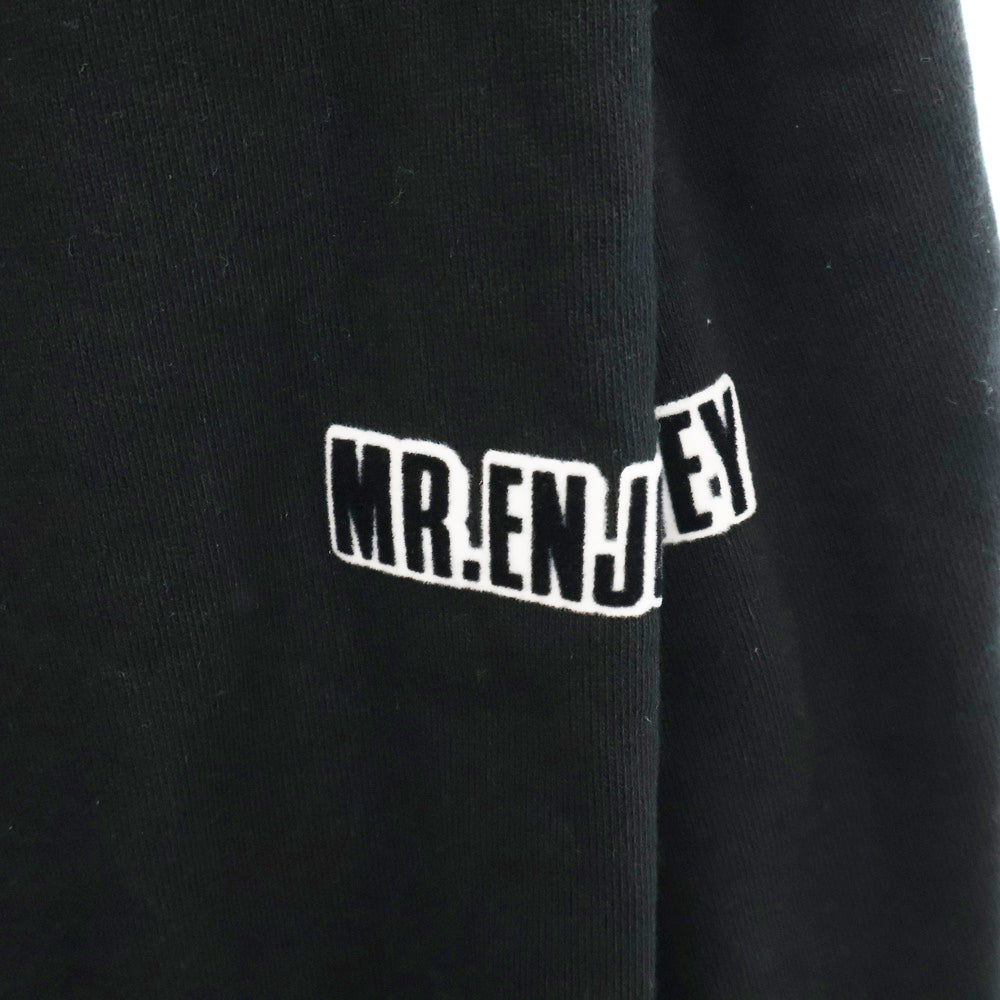 MR.ENJOY DA MONEY(ミスター エンジョイ ダ マネー) Logo Sweat Pants ロゴスウェットパンツ ブラック