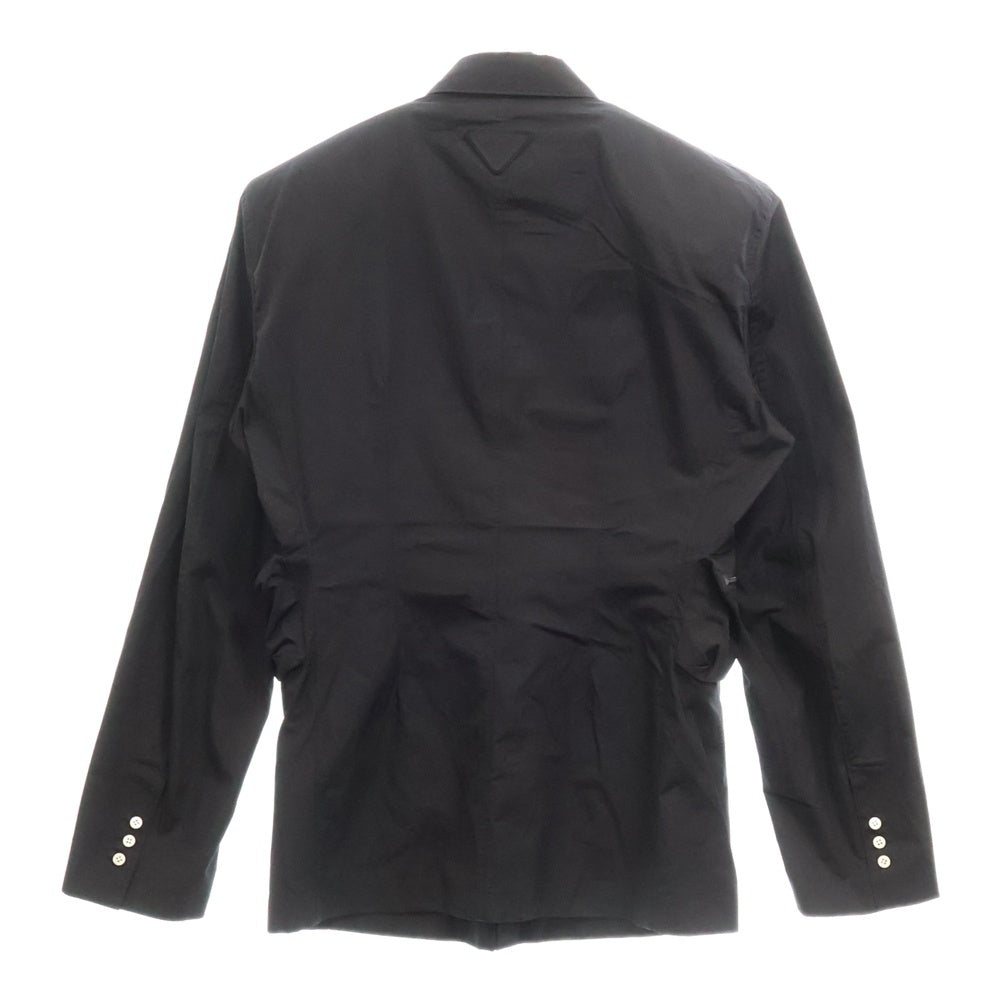 PRADA(プラダ) 24SS Multi Pocket Shirt Jacket マルチポケット 長袖シャツジャケット ブラック UGI267 SAAO 1XV2