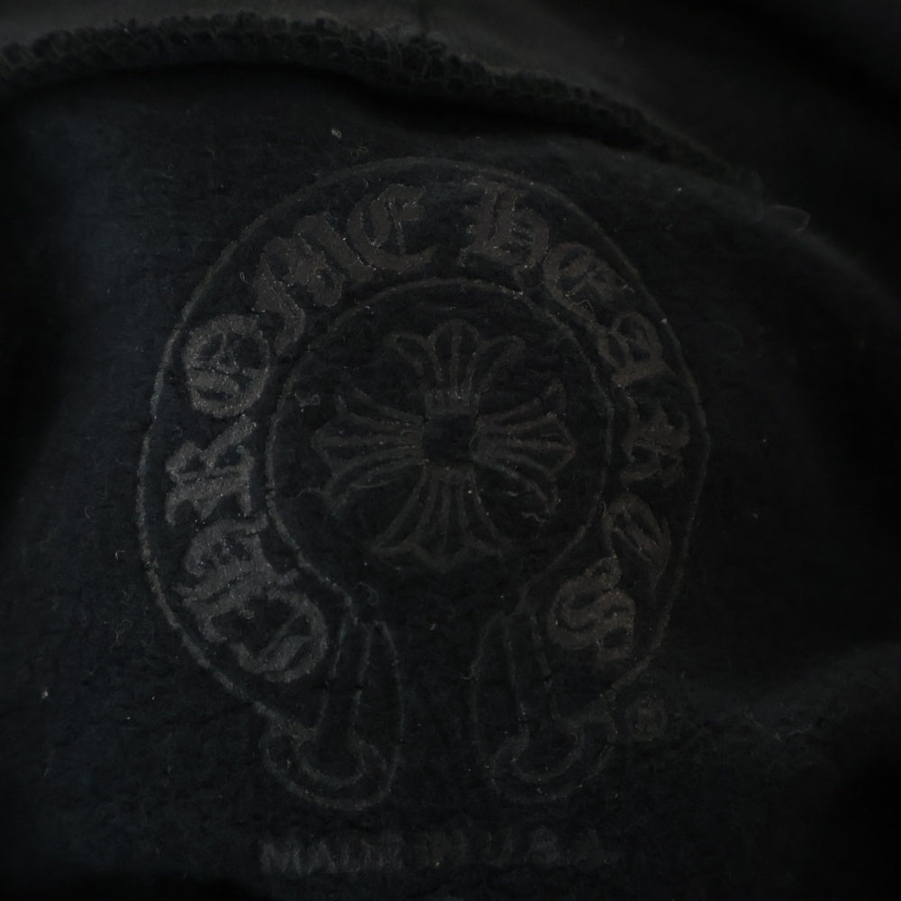 CHROME HEARTS(クロムハーツ) SWTSHRT PLVR プリントプルオーバースウェットパーカー ブラック