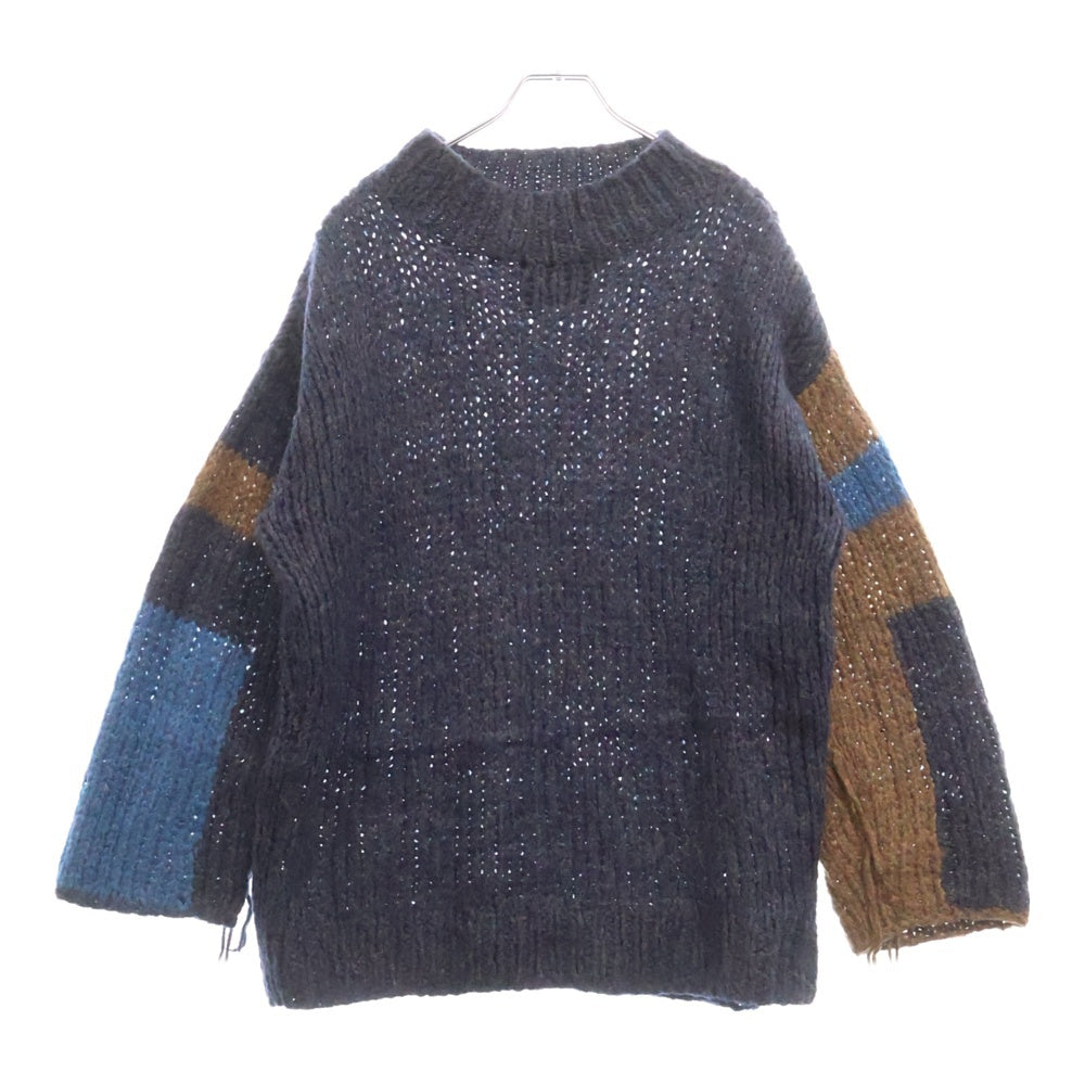 UNUSED(アンユーズド) Hand-Kniting Sweater モヘアニットセーター ネイビー US1321