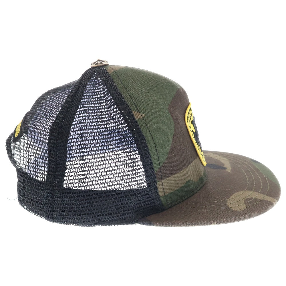 CHROME HEARTS(クロムハーツ) TRUCKER CAP CHプラス刺繍 カモフラージュ 迷彩 トラッカーキャップ 帽子 カーキ