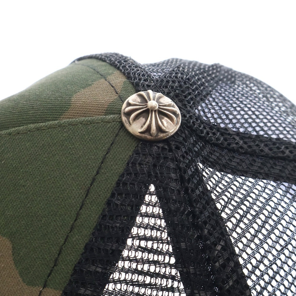 CHROME HEARTS(クロムハーツ) TRUCKER CAP CHプラス刺繍 カモフラージュ 迷彩 トラッカーキャップ 帽子 カーキ