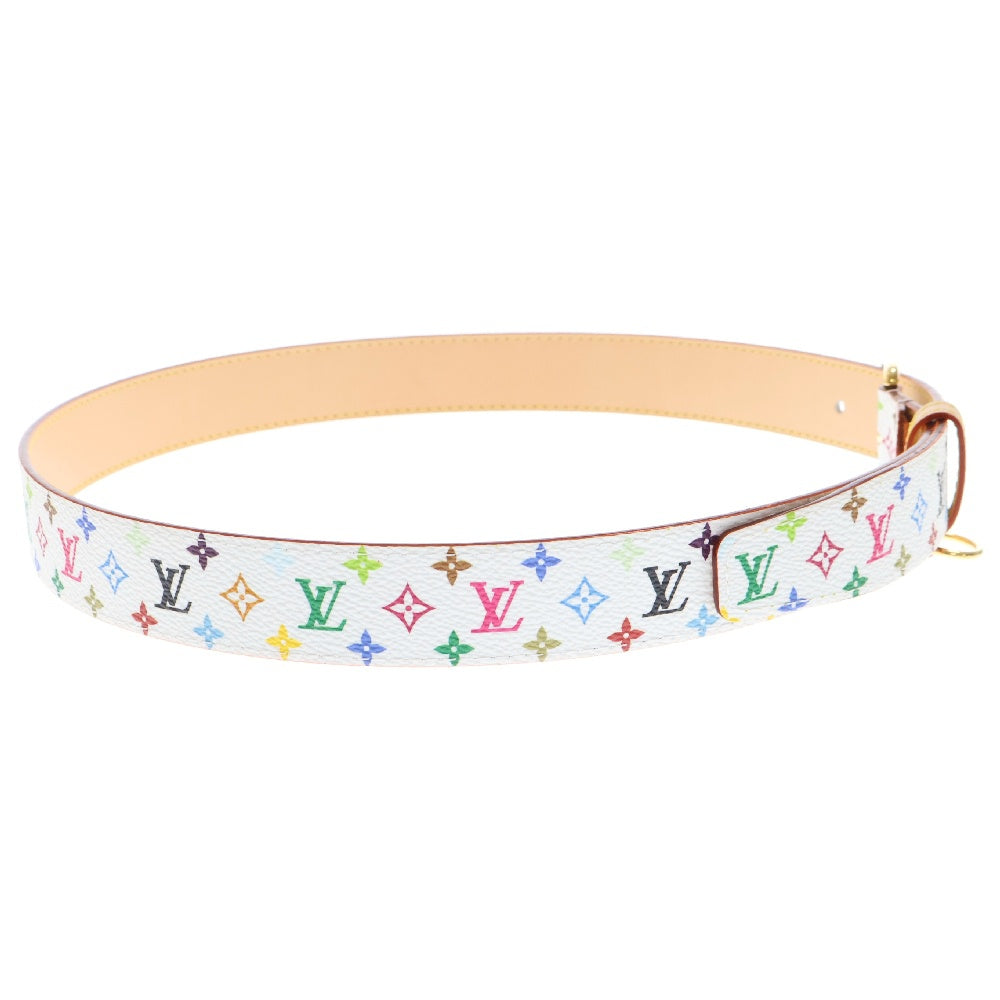 LOUIS VUITTON(ルイヴィトン) ×TM Monogram Belt 30MM モノグラム レザーベルト ホワイト M8981U