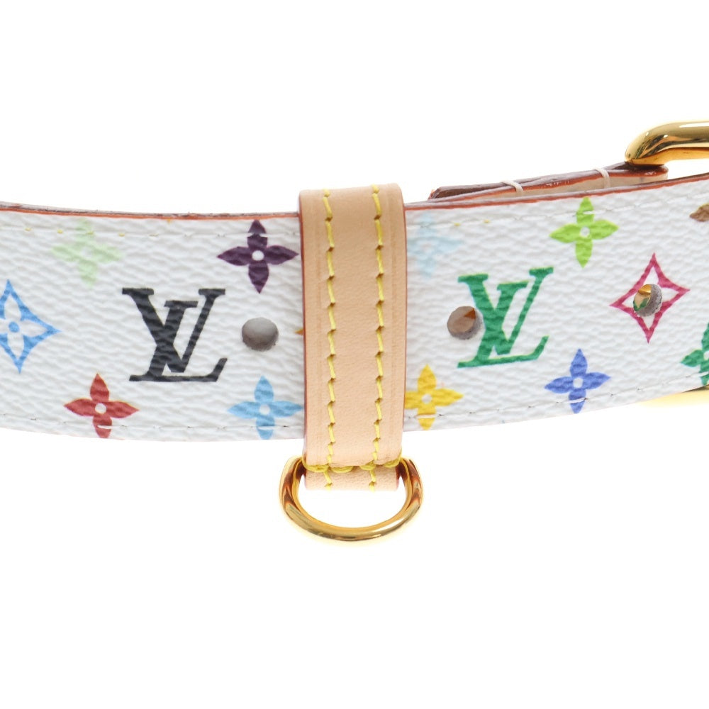 LOUIS VUITTON(ルイヴィトン) ×TM Monogram Belt 30MM モノグラム レザーベルト ホワイト M8981U