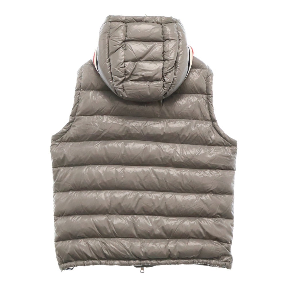 MONCLER(モンクレール) LANOUX ロゴワッペン ダウンベストアウター グレー D20914333005