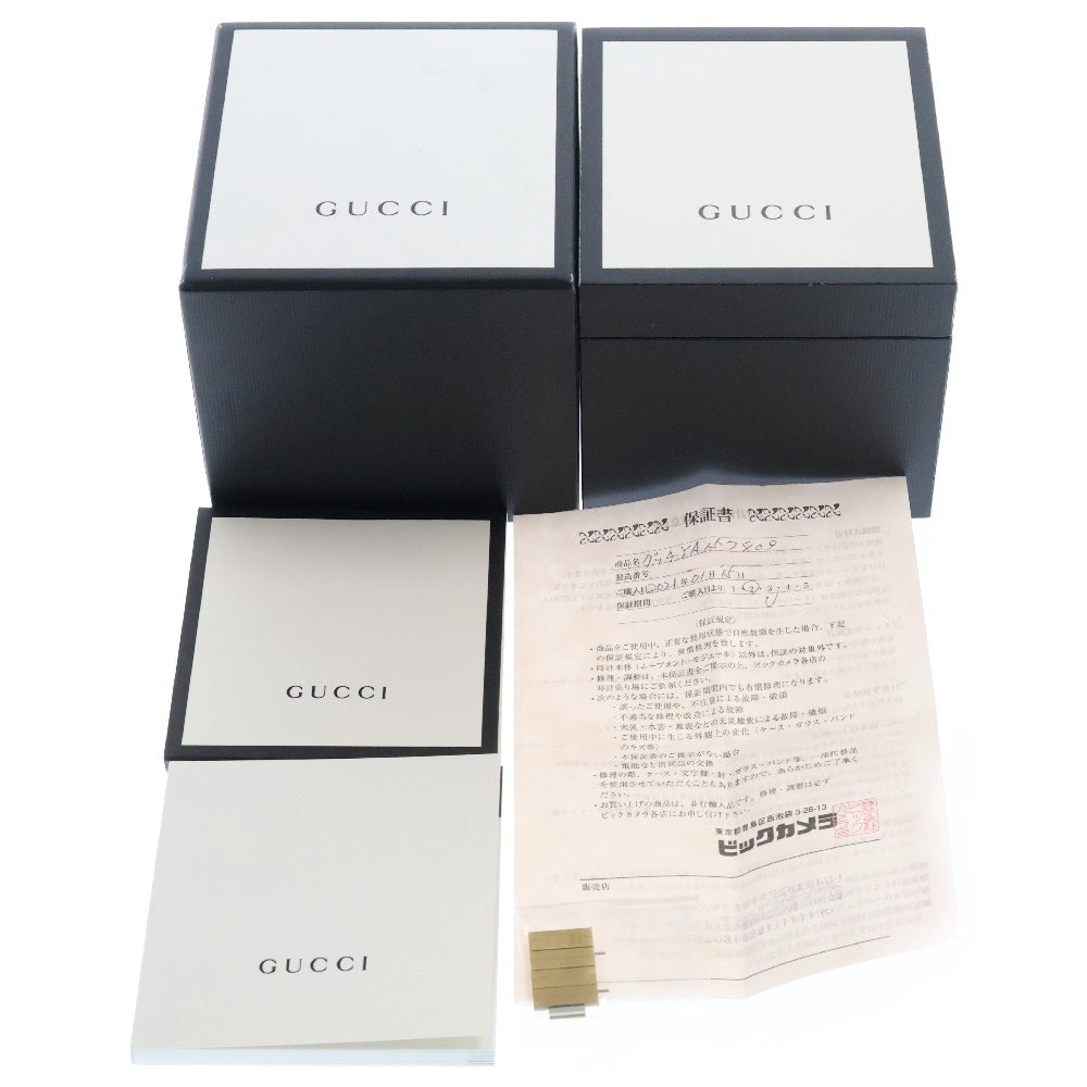 GUCCI(グッチ) グリップ インターロッキングG ウォッチ 腕時計 ゴールド YA157409