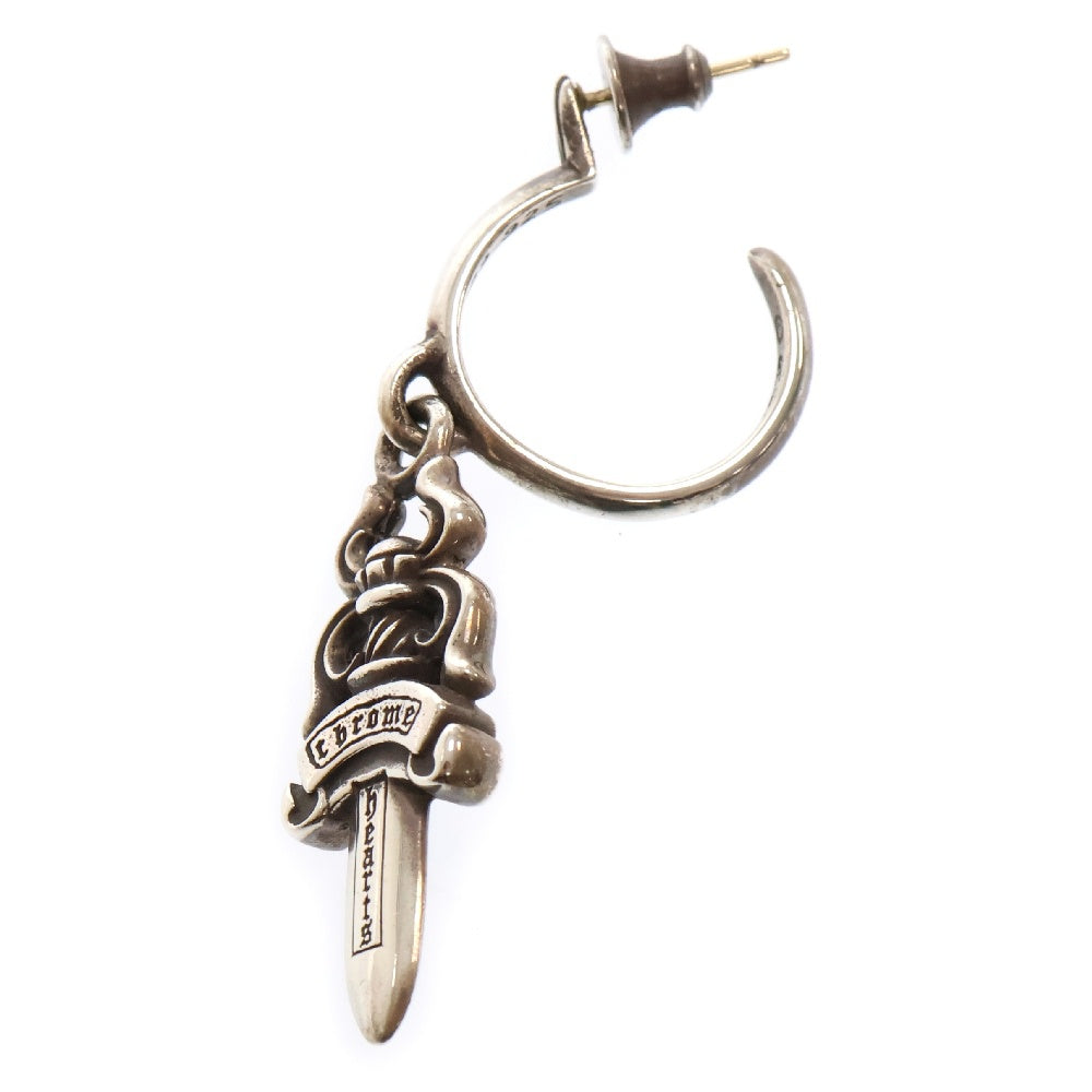 CHROME HEARTS(クロムハーツ) No5 DAGGER #5 ダガーフープ ピアス シルバー BCA106