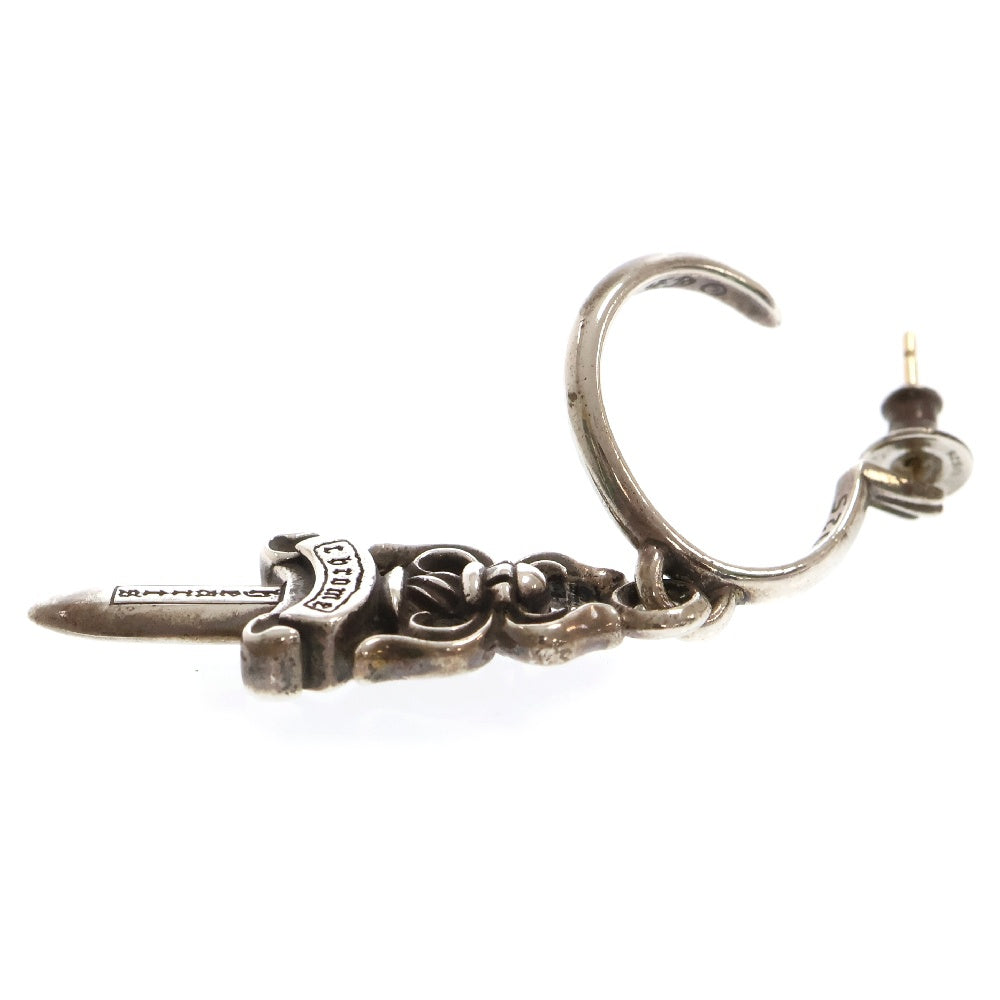 CHROME HEARTS(クロムハーツ) No5 DAGGER #5 ダガーフープ ピアス シルバー BCA106