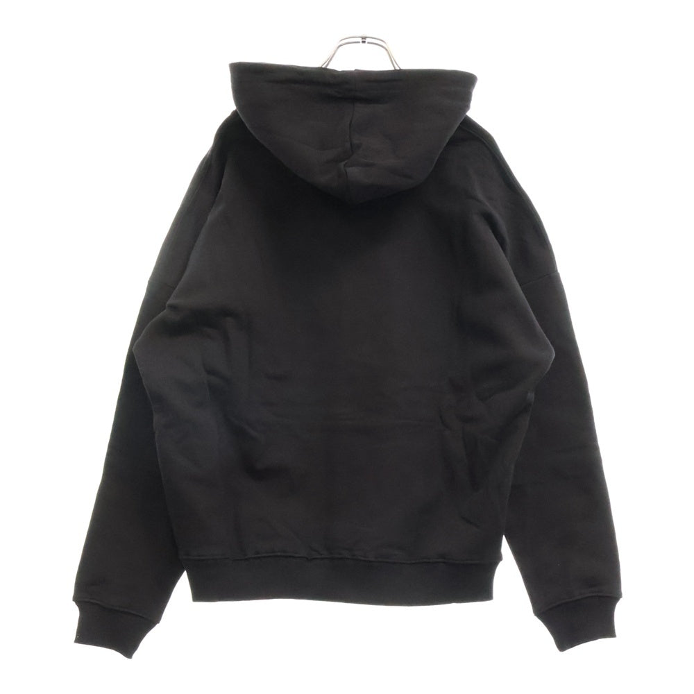 MR.ENJOY DA MONEY(ミスター エンジョイ ダ マネー) MEDM BASIC LOGO HOODIE ロゴ刺繍プルオーバースウェットパーカー フーディー ブラック