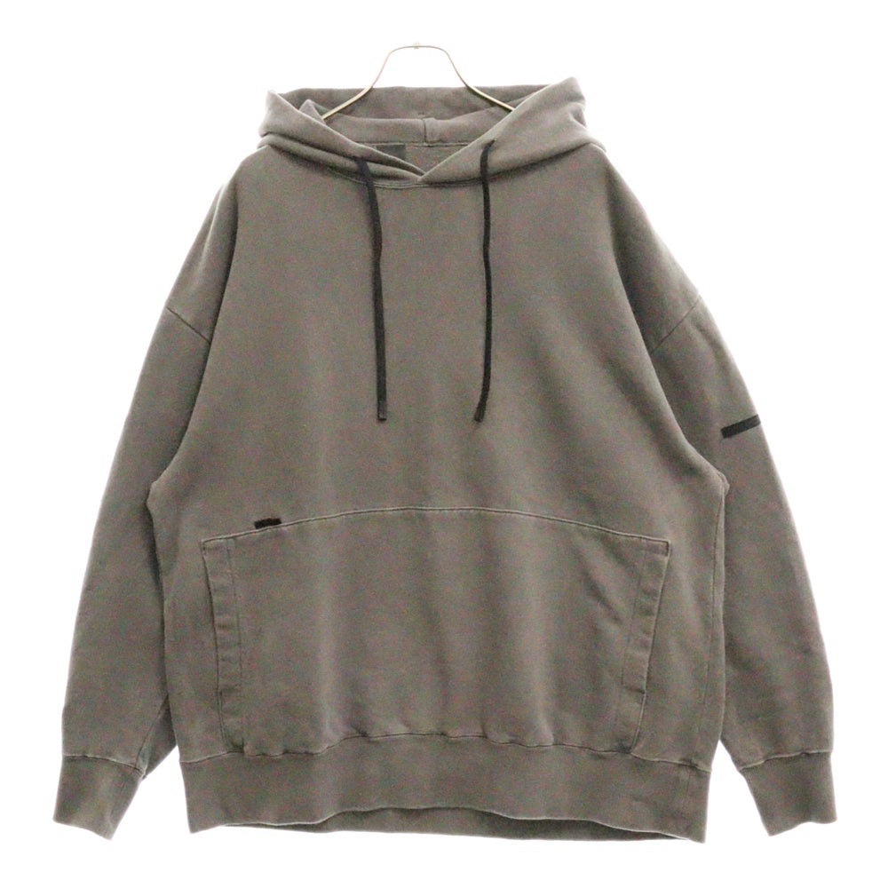 N.HOOLYWOOD(エヌハリウッド) COMPILE LINE HOODIE フェード加工 プルオーバースウェットパーカー フーディー グレー