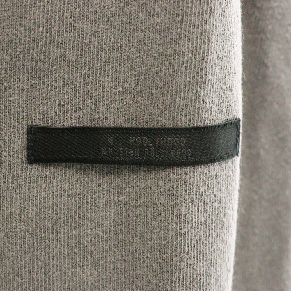 N.HOOLYWOOD(エヌハリウッド) COMPILE LINE HOODIE フェード加工 プルオーバースウェットパーカー フーディー グレー