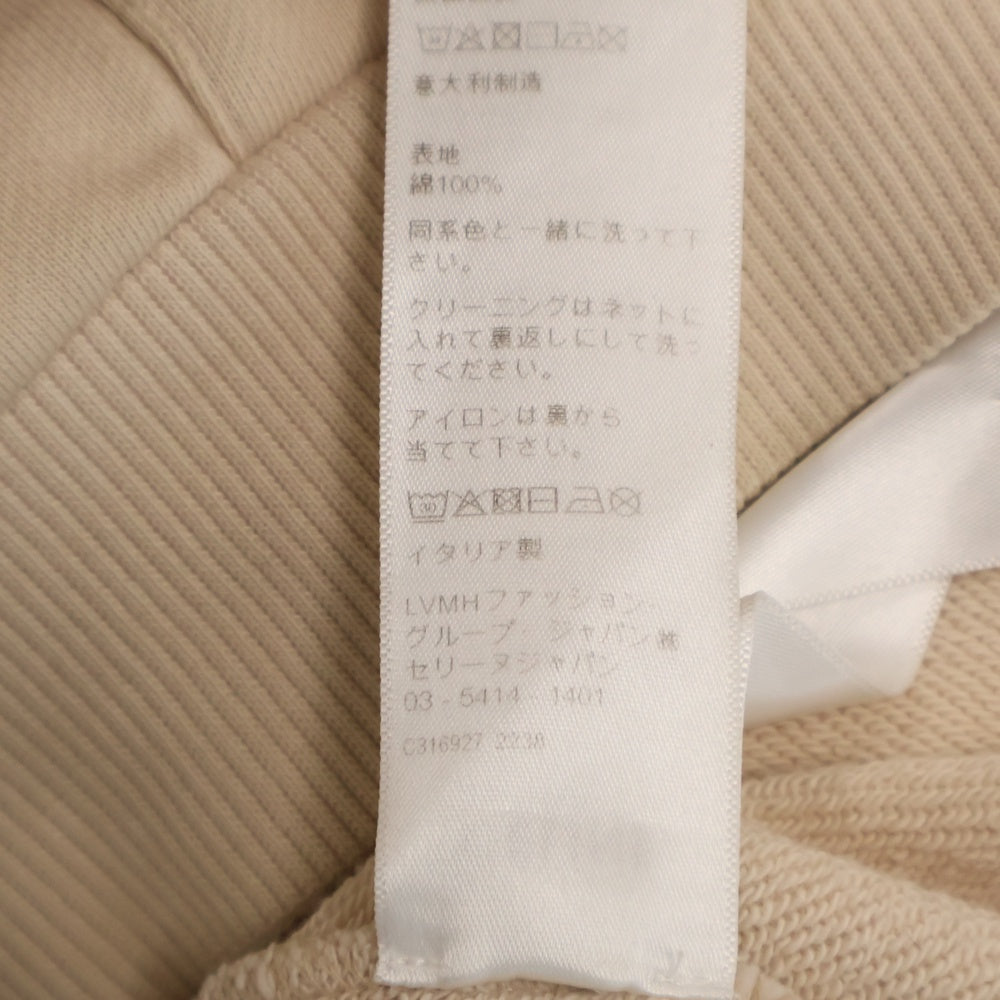 CELINE(セリーヌ) LOGO PRINT LOOSE HOODIE ロゴプリント プルオーバーパーカー フーディー 2Y321670Q ベージュ