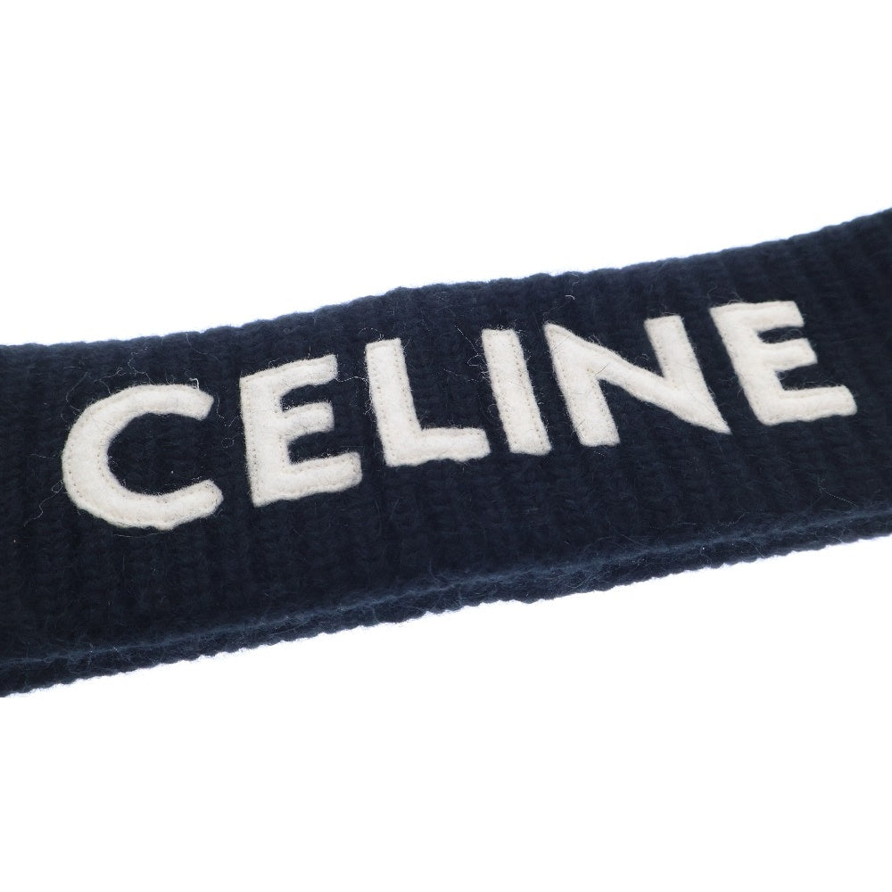 CELINE(セリーヌ) ロゴワッペン ヘアバンド ブラック 2A42R230O