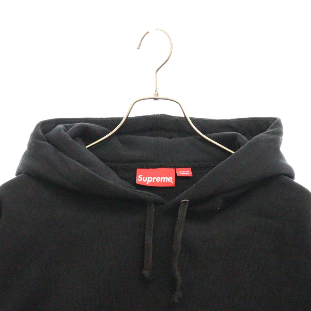 SUPREME(シュプリーム) 22SS ×Roy DeCarava Malcolm Hooded Sweatshirt ×ロイ デカラヴァ マルコメ バックプリント プルオーバーパーカー スウェット ブラック