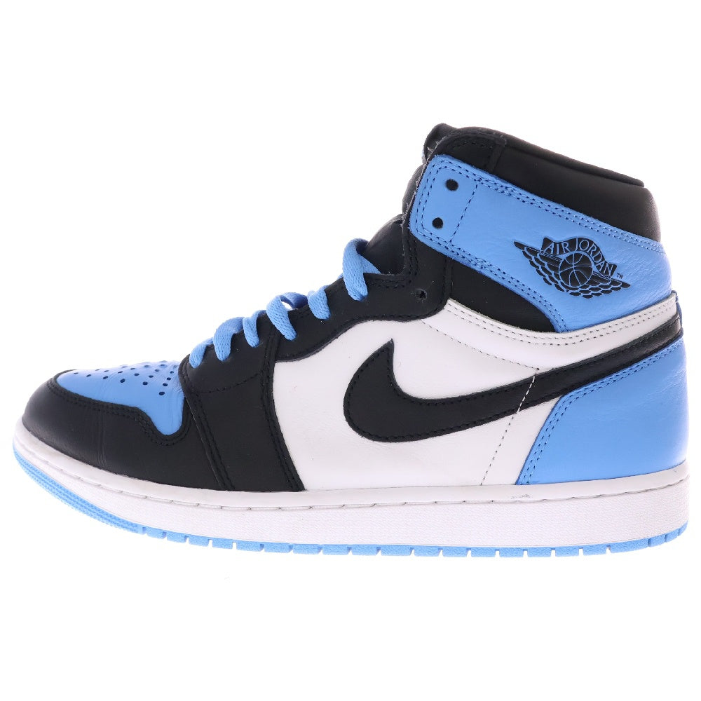 NIKE(ナイキ) AIR JORDAN 1 RETRO HI OG UNIVERSITY BLUE エアジョーダン1ハイOG ユニバーシティブルー ハイカットスニーカー ブルー/ホワイト DZ5485-400 US10.5/28.5cm