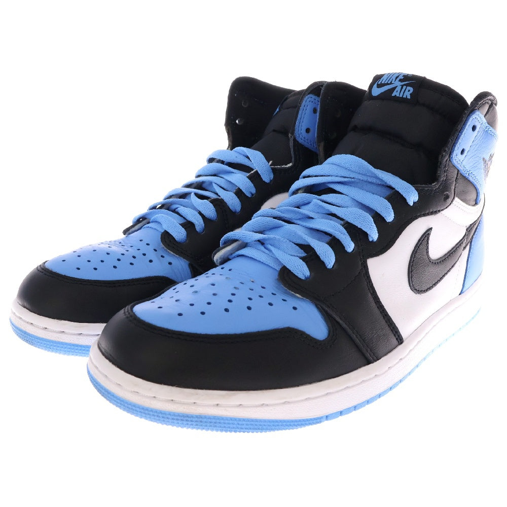 NIKE(ナイキ) AIR JORDAN 1 RETRO HI OG UNIVERSITY BLUE エアジョーダン1ハイOG ユニバーシティブルー ハイカットスニーカー ブルー/ホワイト DZ5485-400 US10.5/28.5cm