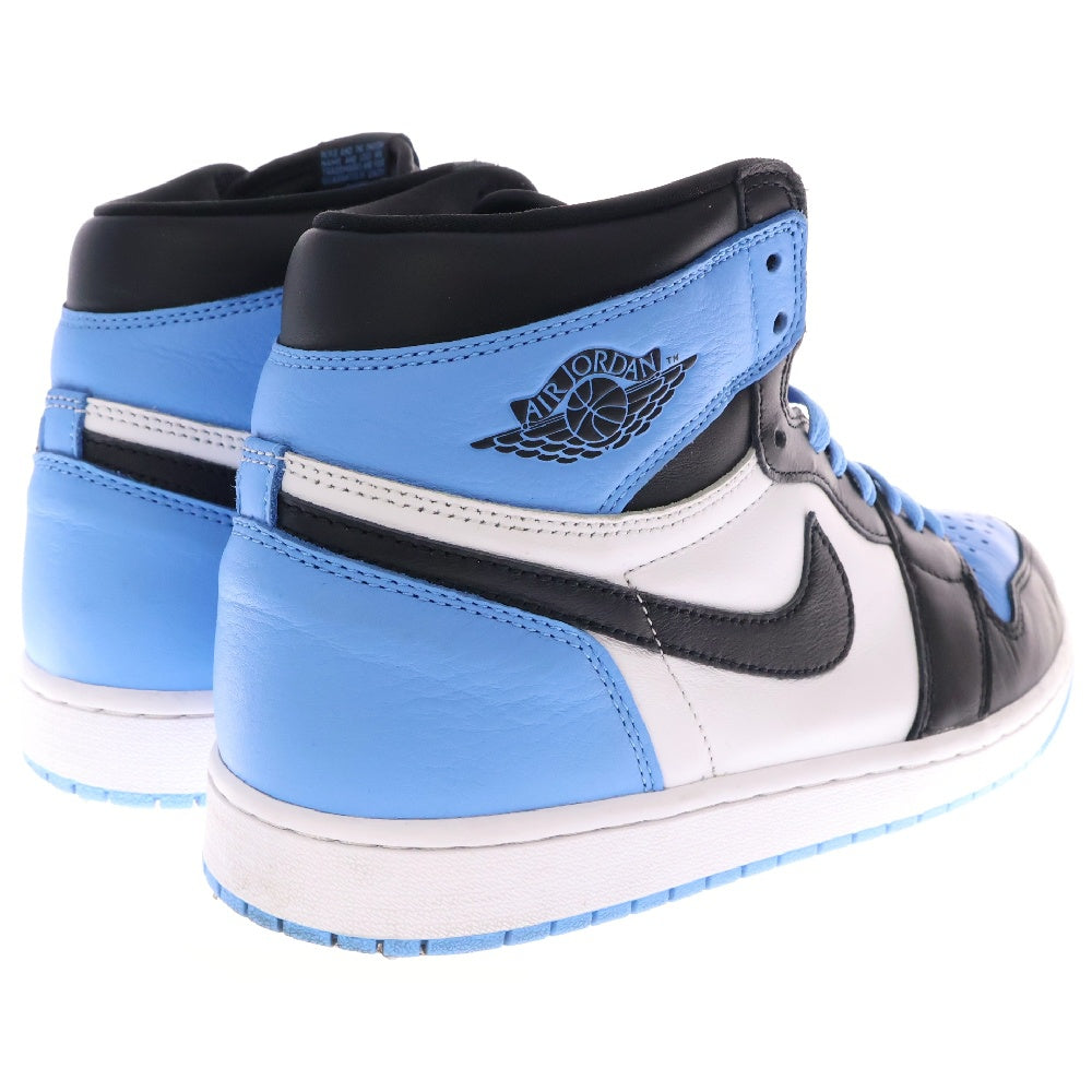 NIKE(ナイキ) AIR JORDAN 1 RETRO HI OG UNIVERSITY BLUE エアジョーダン1ハイOG ユニバーシティブルー ハイカットスニーカー ブルー/ホワイト DZ5485-400 US10.5/28.5cm