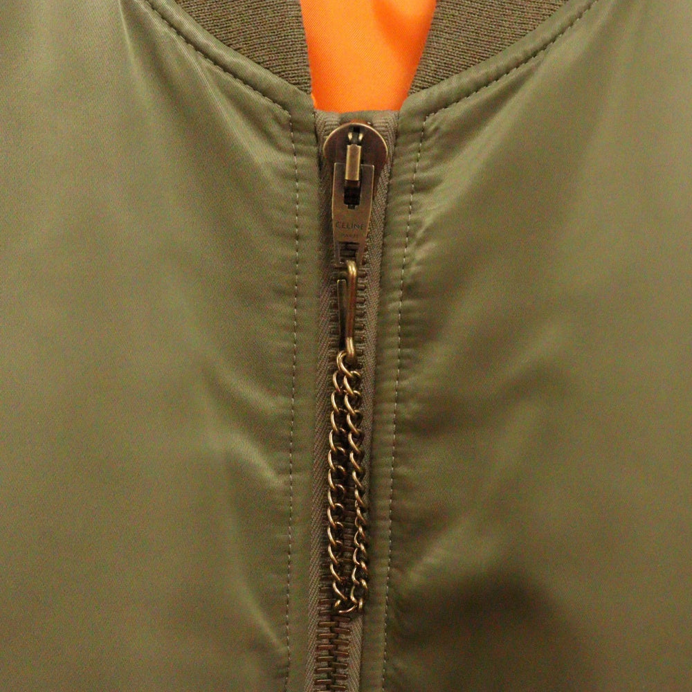 CELINE(セリーヌ) 21AW Loose Bomber Jacket In Nylon Twill ナイロンツイルルーズ ボンバージャケット カーキ 2W426889O