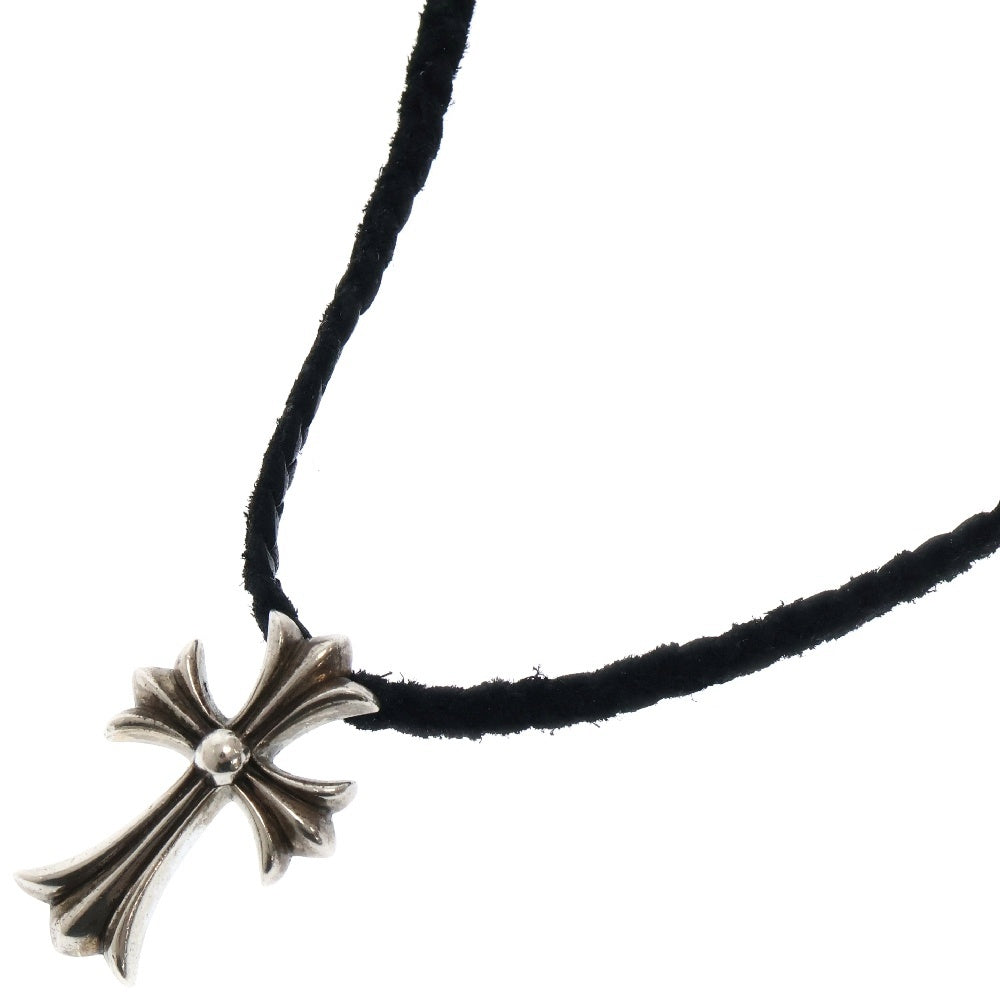 CHROME HEARTS(クロムハーツ) CH CRS SMLスモールCHクロス BC ボロチップブレイド ネックレス シルバー BCA220