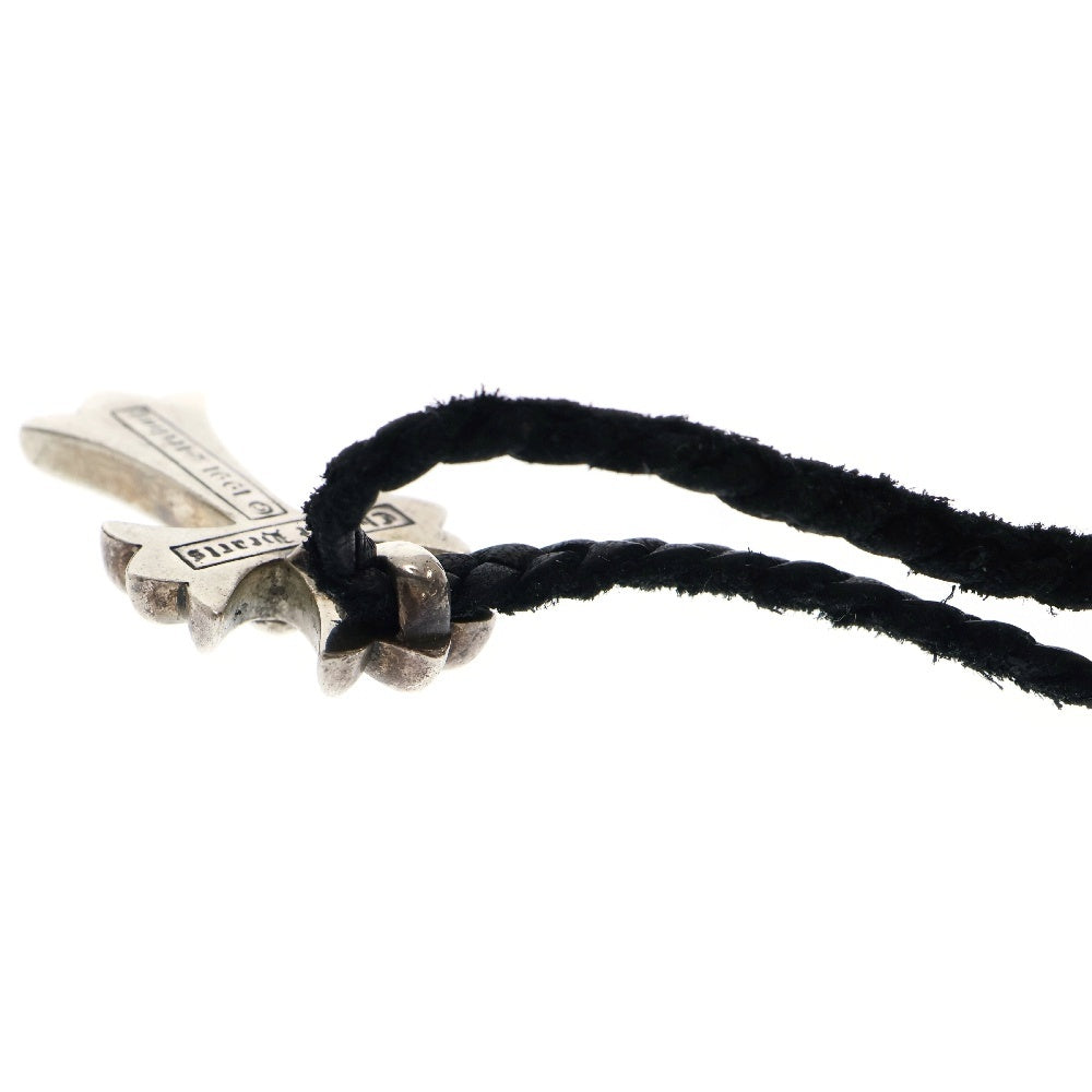 CHROME HEARTS(クロムハーツ) CH CRS SMLスモールCHクロス BC ボロチップブレイド ネックレス シルバー BCA220